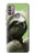 S2708 Smiling Sloth Hülle Schutzhülle Taschen für Motorola Moto G30, G20, G10