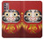 S2839 Japan Daruma Doll Hülle Schutzhülle Taschen für Motorola Moto G30, G20, G10