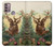 S2841 Vintage Reindeer Christmas Hülle Schutzhülle Taschen für Motorola Moto G30, G20, G10