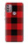 S2931 Red Buffalo Check Pattern Hülle Schutzhülle Taschen für Motorola Moto G30, G20, G10