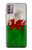S2976 Wales Football Soccer Flag Hülle Schutzhülle Taschen für Motorola Moto G30, G20, G10