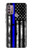 S3244 Thin Blue Line USA Hülle Schutzhülle Taschen für Motorola Moto G30, G20, G10