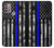 S3244 Thin Blue Line USA Hülle Schutzhülle Taschen für Motorola Moto G30, G20, G10