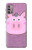 S3269 Pig Cartoon Hülle Schutzhülle Taschen für Motorola Moto G30, G20, G10