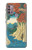 S3348 Utagawa Hiroshige The Monkey Bridge Hülle Schutzhülle Taschen für Motorola Moto G30, G20, G10