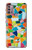 S3391 Abstract Art Mosaic Tiles Graphic Hülle Schutzhülle Taschen für Motorola Moto G30, G20, G10