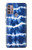S3671 Blue Tie Dye Hülle Schutzhülle Taschen für Motorola Moto G30, G20, G10