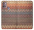 S3752 Zigzag Fabric Pattern Graphic Printed Hülle Schutzhülle Taschen für Motorola Moto G30, G20, G10