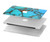 S2685 Aqua Turquoise Gemstone Graphic Printed Hülle Schutzhülle Taschen für MacBook 12″ - A1534