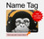 S2324 Funny Monkey with Headphone Pop Music Hülle Schutzhülle Taschen für MacBook Air 13″ - A1369, A1466