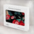 S3112 Rose Floral Pattern Black Hülle Schutzhülle Taschen für MacBook Air 13″ - A1369, A1466