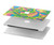 S3273 Flower Line Art Pattern Hülle Schutzhülle Taschen für MacBook Air 13″ - A1369, A1466