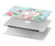 S3494 Vintage Rose Polka Dot Hülle Schutzhülle Taschen für MacBook Air 13″ - A1369, A1466