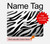 S3056 Zebra Skin Texture Graphic Printed Hülle Schutzhülle Taschen für MacBook Air 13″ - A1932, A2179, A2337