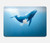 S0843 Blue Whale Hülle Schutzhülle Taschen für MacBook Pro 15″ - A1707, A1990