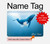 S0843 Blue Whale Hülle Schutzhülle Taschen für MacBook Pro 15″ - A1707, A1990