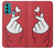 S3701 Mini Heart Love Sign Hülle Schutzhülle Taschen für Motorola Moto G60, G40 Fusion