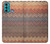 S3752 Zigzag Fabric Pattern Graphic Printed Hülle Schutzhülle Taschen für Motorola Moto G60, G40 Fusion