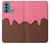 S3754 Strawberry Ice Cream Cone Hülle Schutzhülle Taschen für Motorola Moto G60, G40 Fusion