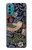 S3791 William Morris Strawberry Thief Fabric Hülle Schutzhülle Taschen für Motorola Moto G60, G40 Fusion