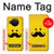 S1145 Yellow Mustache Sun Hülle Schutzhülle Taschen für Nokia X10