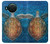 S1249 Blue Sea Turtle Hülle Schutzhülle Taschen für Nokia X10