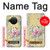 S2229 Vintage Flowers Hülle Schutzhülle Taschen für Nokia X10