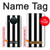 S2297 Black and White Vertical Stripes Hülle Schutzhülle Taschen für Nokia X10