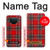 S2374 Tartan Red Pattern Hülle Schutzhülle Taschen für Nokia X10