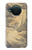 S2680 Japan Art Obi With Stylized Waves Hülle Schutzhülle Taschen für Nokia X10