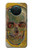 S3359 Vincent Van Gogh Skull Hülle Schutzhülle Taschen für Nokia X10