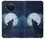 S3693 Grim White Wolf Full Moon Hülle Schutzhülle Taschen für Nokia X10