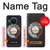 S0059 Retro Rotary Phone Dial On Hülle Schutzhülle Taschen für Nokia X20