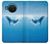S0843 Blue Whale Hülle Schutzhülle Taschen für Nokia X20