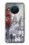 S1295 Eiffel Painting of Paris Hülle Schutzhülle Taschen für Nokia X20