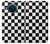 S1611 Black and White Check Chess Board Hülle Schutzhülle Taschen für Nokia X20