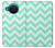 S1723 Mint Chevron Zigzag Hülle Schutzhülle Taschen für Nokia X20
