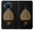 S2331 Gold Leaf Buddhist Om Symbol Hülle Schutzhülle Taschen für Nokia X20