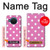 S2358 Pink Polka Dots Hülle Schutzhülle Taschen für Nokia X20