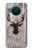 S2505 Reindeer Head Old Wood Texture Graphic Hülle Schutzhülle Taschen für Nokia X20