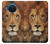 S2870 Lion King of Beasts Hülle Schutzhülle Taschen für Nokia X20