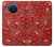 S3354 Red Classic Bandana Hülle Schutzhülle Taschen für Nokia X20