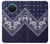 S3357 Navy Blue Bandana Pattern Hülle Schutzhülle Taschen für Nokia X20