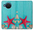 S3428 Aqua Wood Starfish Shell Hülle Schutzhülle Taschen für Nokia X20