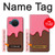 S3754 Strawberry Ice Cream Cone Hülle Schutzhülle Taschen für Nokia X20