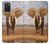 S0310 African Elephant Hülle Schutzhülle Taschen für Samsung Galaxy A03S