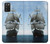 S1096 Sailing Ship in an Ocean Hülle Schutzhülle Taschen für Samsung Galaxy A03S