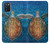 S1249 Blue Sea Turtle Hülle Schutzhülle Taschen für Samsung Galaxy A03S