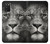 S1352 Lion Face Hülle Schutzhülle Taschen für Samsung Galaxy A03S