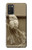 S1386 Paper Sculpture Owl Hülle Schutzhülle Taschen für Samsung Galaxy A03S